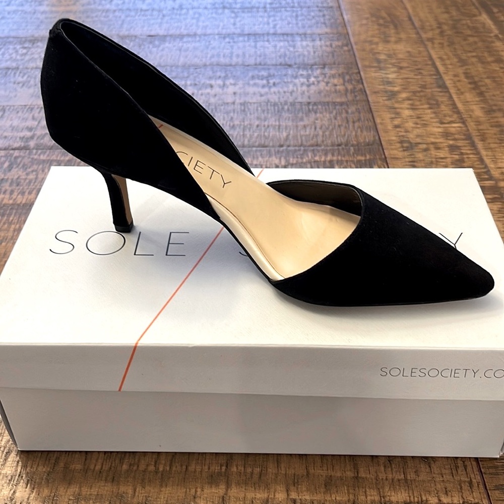 Sole society heels, black, Sz 8.5